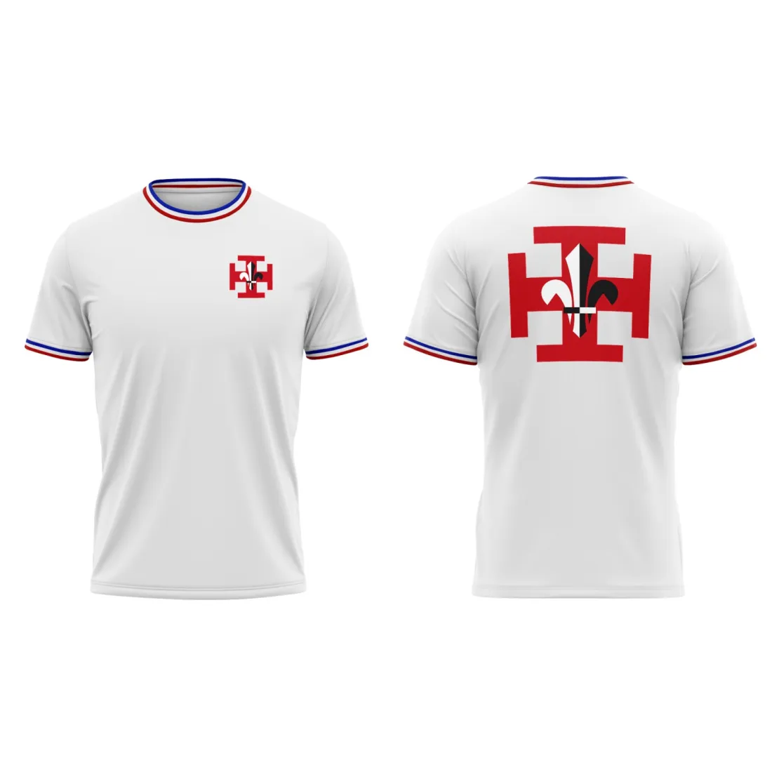 T-Shirt Homme avec Liseré Français